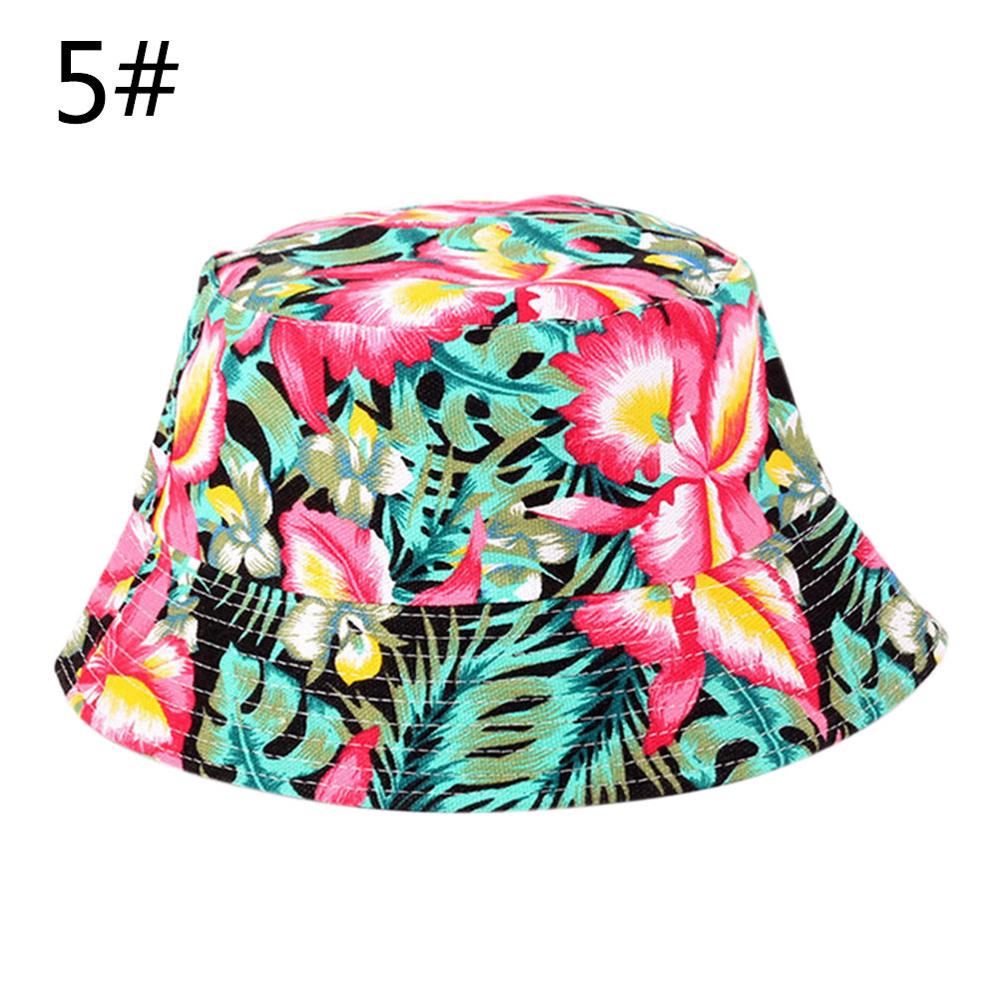 Summer Floral Sun Hat Bucket Funny Summer Novelty Beach Outdoor Cap Fishing Hats Sun Protetion for Men Women: 5