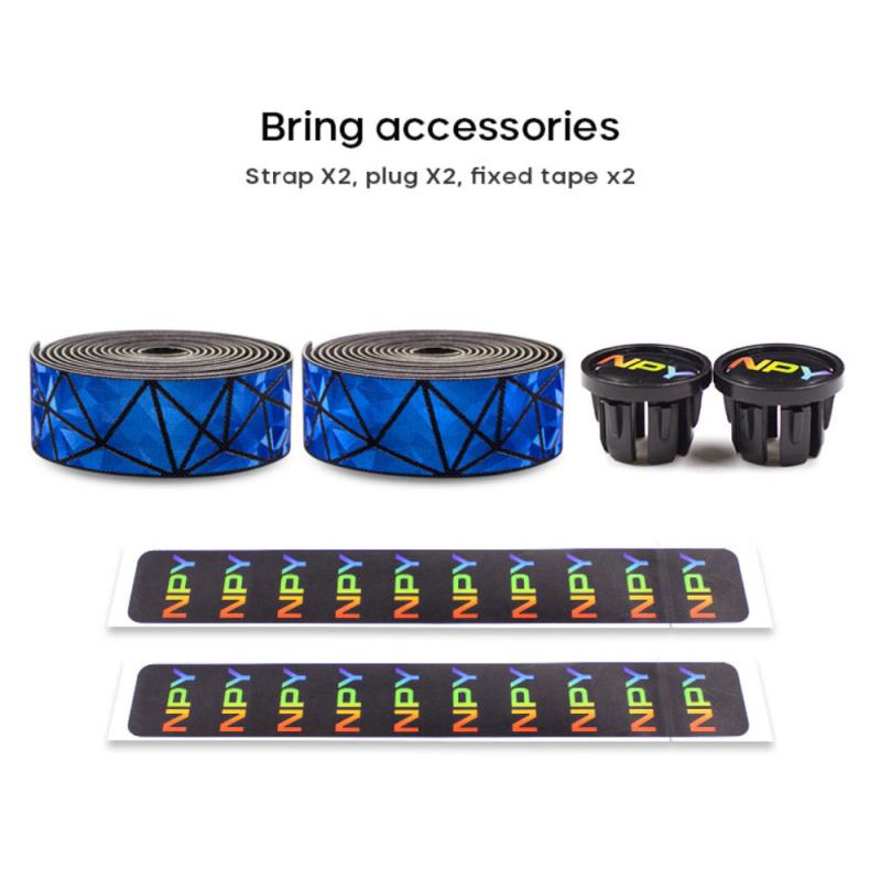 NOZAKI NPY Biking Bike Handlebar Strap Bicycle Anti-slip Bar Tape Damping Shockproof Cycling Road Bicycle Race Bike Parts