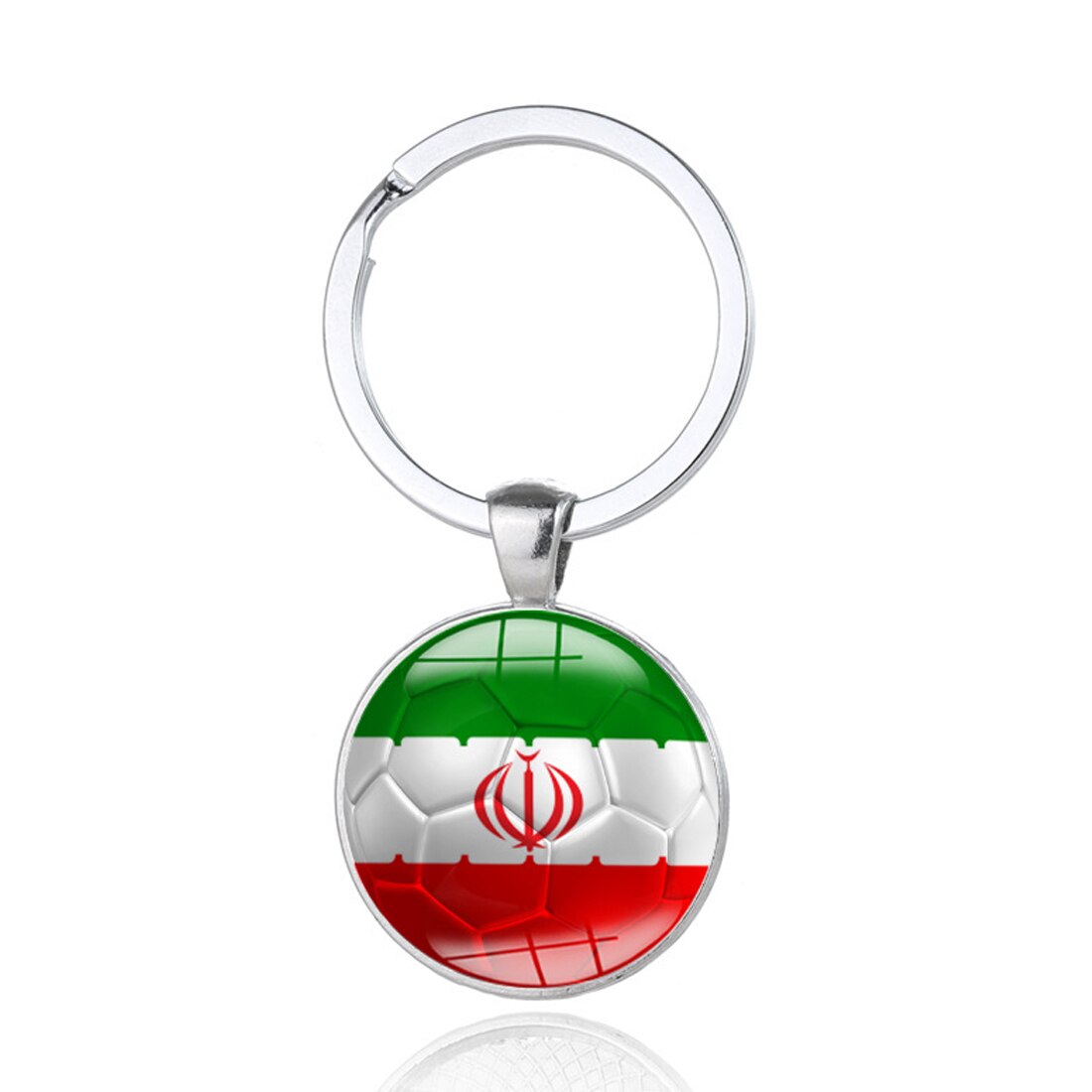 Football Keychains Key ring 32 Countries Peru Sweden Tunisia Senegal Soccer Key Chains Souvenir: Iran