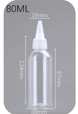 Plastikflaske nålespids emulsion ekstrudering kæledyr tom emballage prøve bærbar rejsebeholder genopfyldelig kosmetik væske: Plast / Militærgrøn