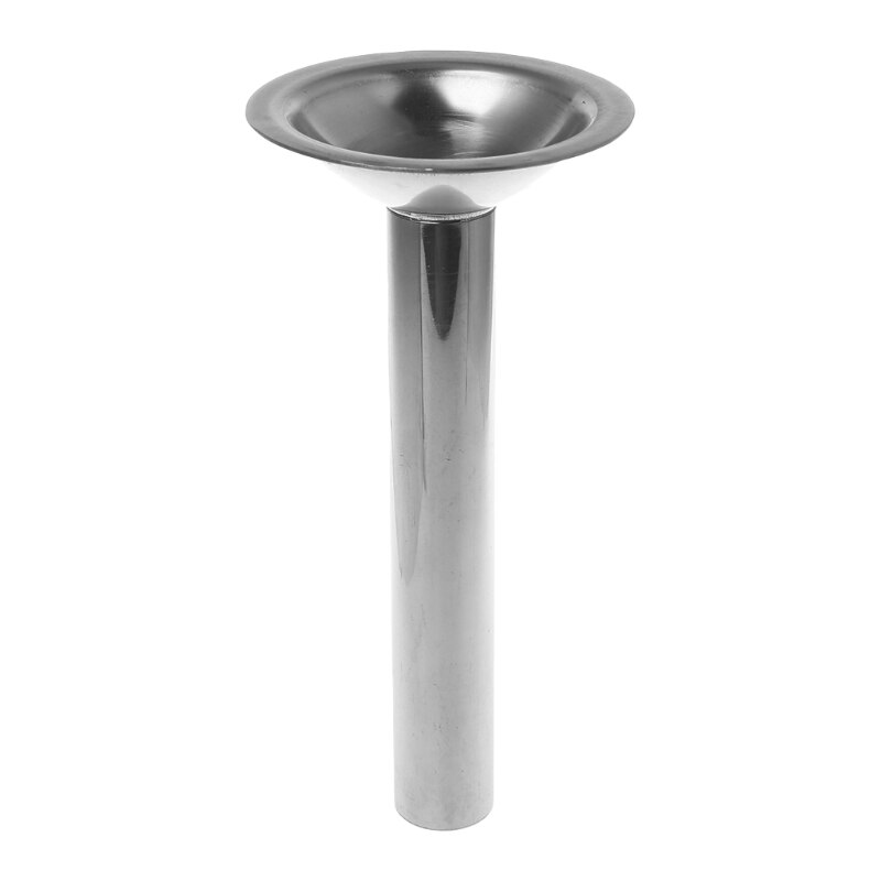 Stainless Steel #10 Size Meat Grinder Sausage Stuffer Tube Horn Funnel Filling