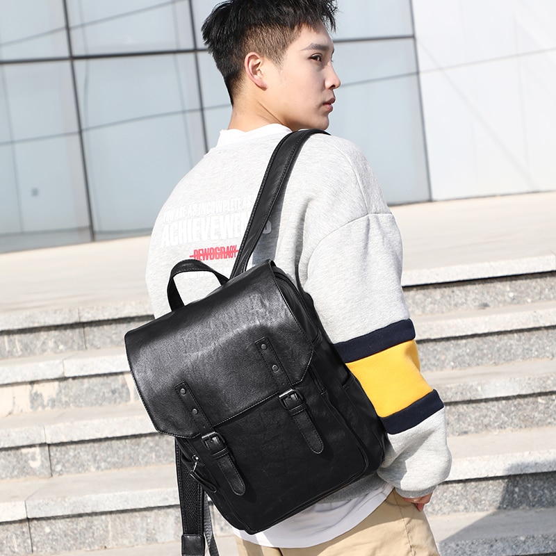 Backpack Men Backpack Storage School Bag For Teenage Boys 15.6 Inch Laptop Rucksack Bolso Mochila Antirobo