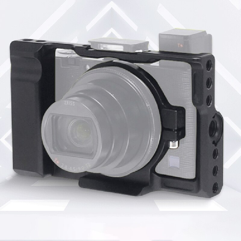 Multihole liga de alumínio gaiola de câmera para sony rx100 m6 câmeras acessórios rápido-instalar kit de extensão de quadro de câmera