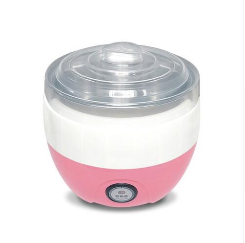 Electric Yogurt Machine Stainless Steel Liner Mini Automatic Yogurt Maker 1L Capacity 220V: Pink