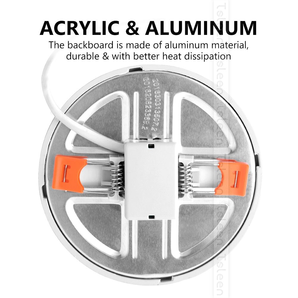 6W-20W LED Panel Light Ceiling Lights Round Square Cold White Natural Light LED Fixtures Ceiling Lamps For Living Room Lighting