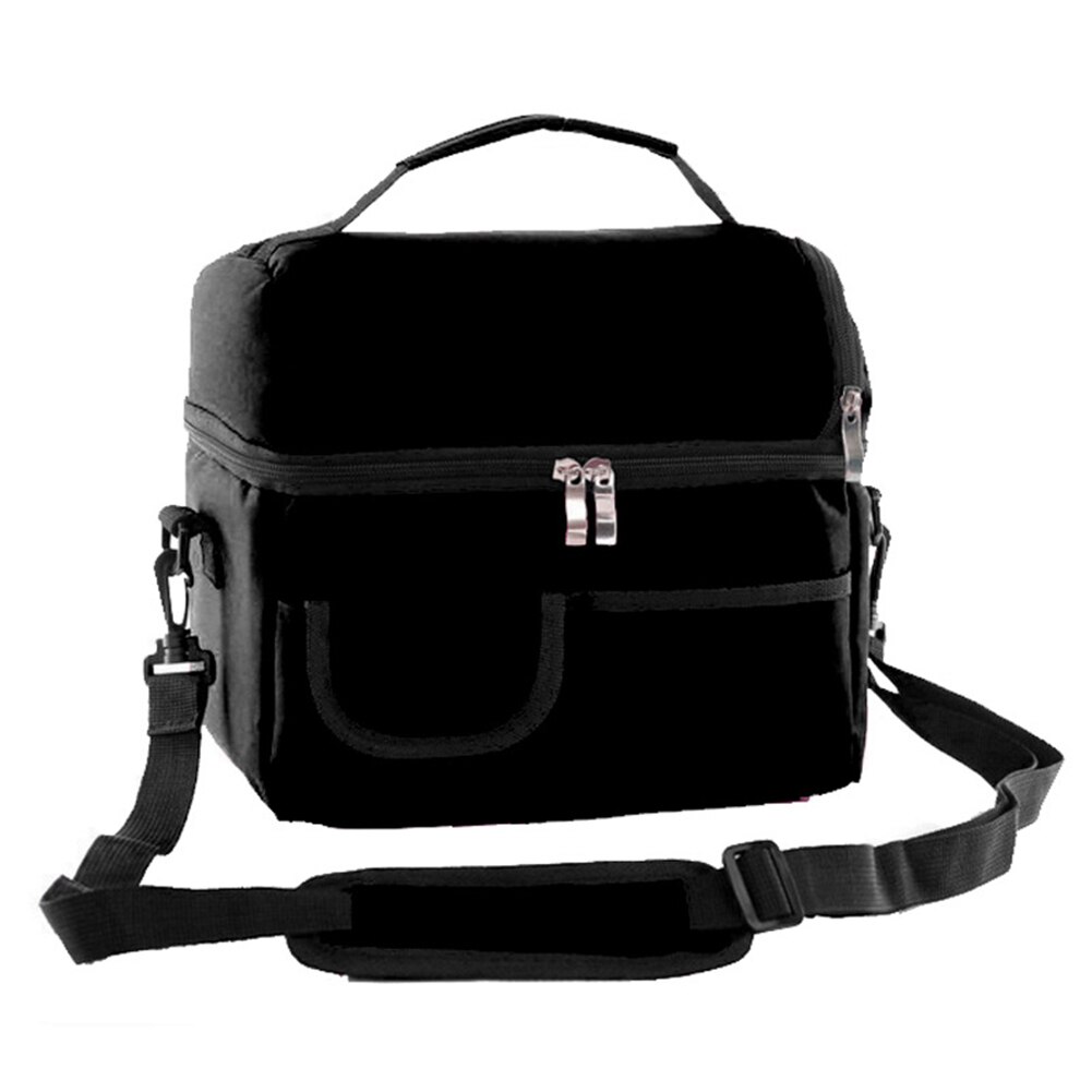 Breast Milk Double Layer Cooler Tote Food Thermal Insulated Cold Container Lunch Bag Zipper Camping Large Capacity Carrier