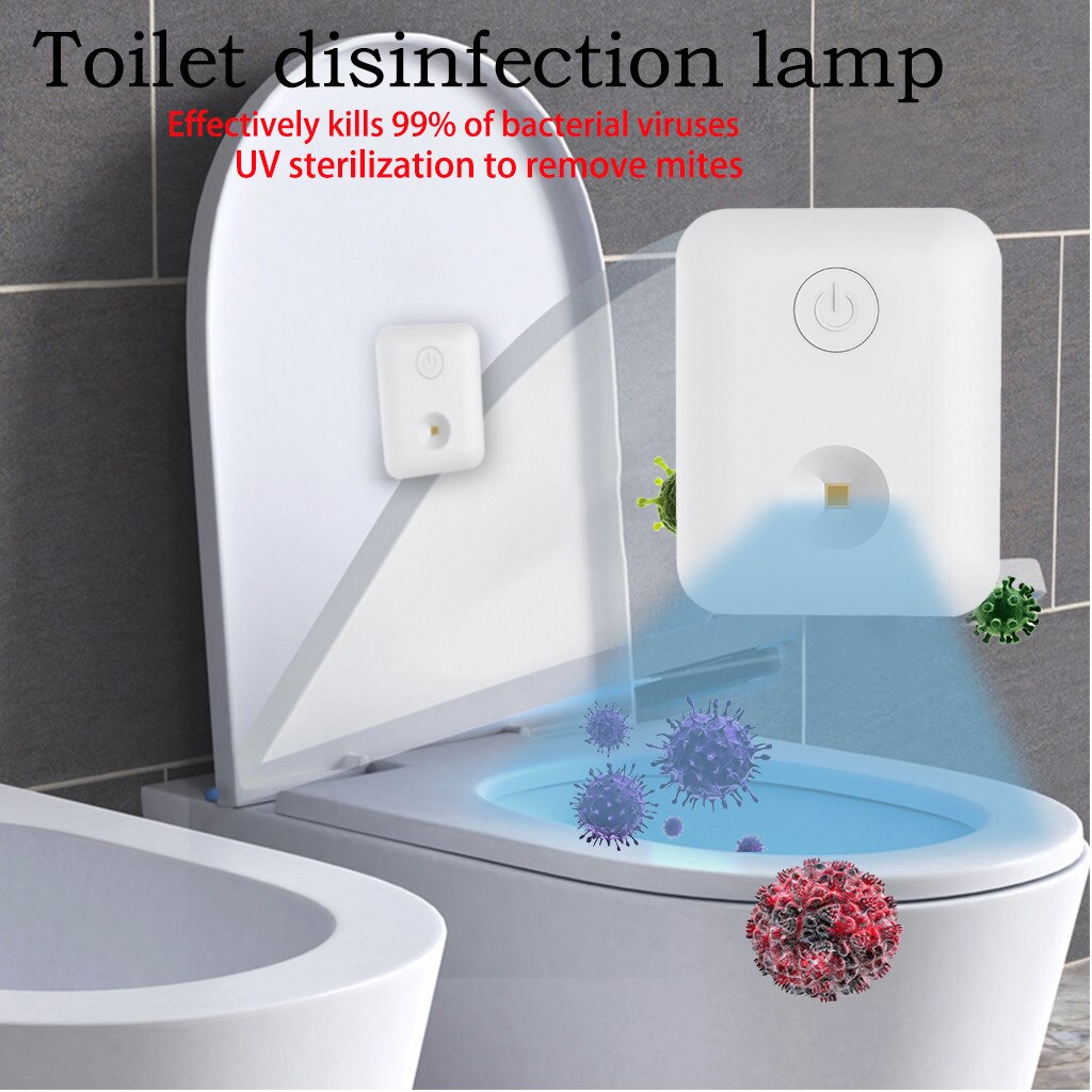 Uv Germicidal Lamp Disinfection Lamp Toilet Uv Sterilizers Portable Terilization Manicure Tools Home Travel Sterilizator
