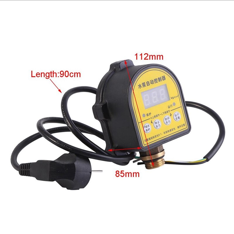 220V Digitale Lcd Display Druk Waterpomp Schakelaar Automatische Elektronische Drukregelaar Waterpomp Op Uit Schakelaar