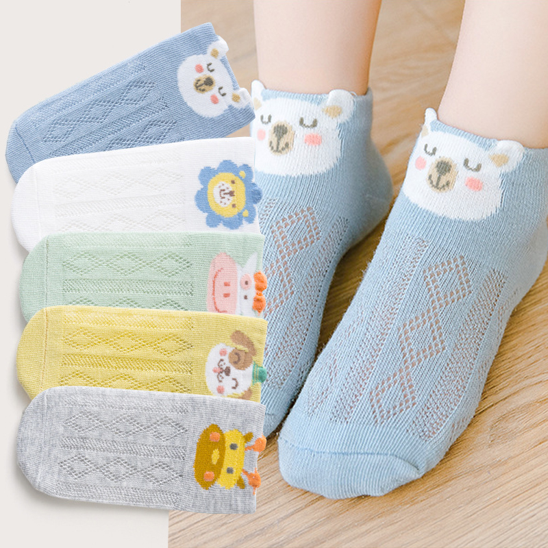 Cartoon Mesh Sokken Baby Accessoires Pasgeboren Casual Foot Sokken Baby Meisje Jongens Leuke Sokken Calcetines Bebe Recien Nacido