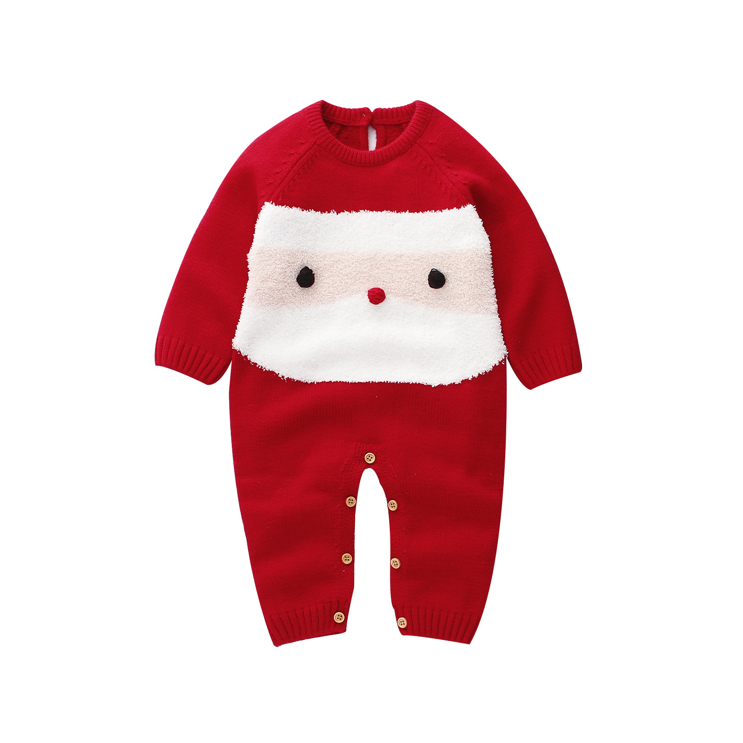 Baby Rompers Christmas Newborn Boys Girls Jumpsuits Costumes Cartoon Knitted Children's Overalls One Piece Infant Kids Outfits: 100