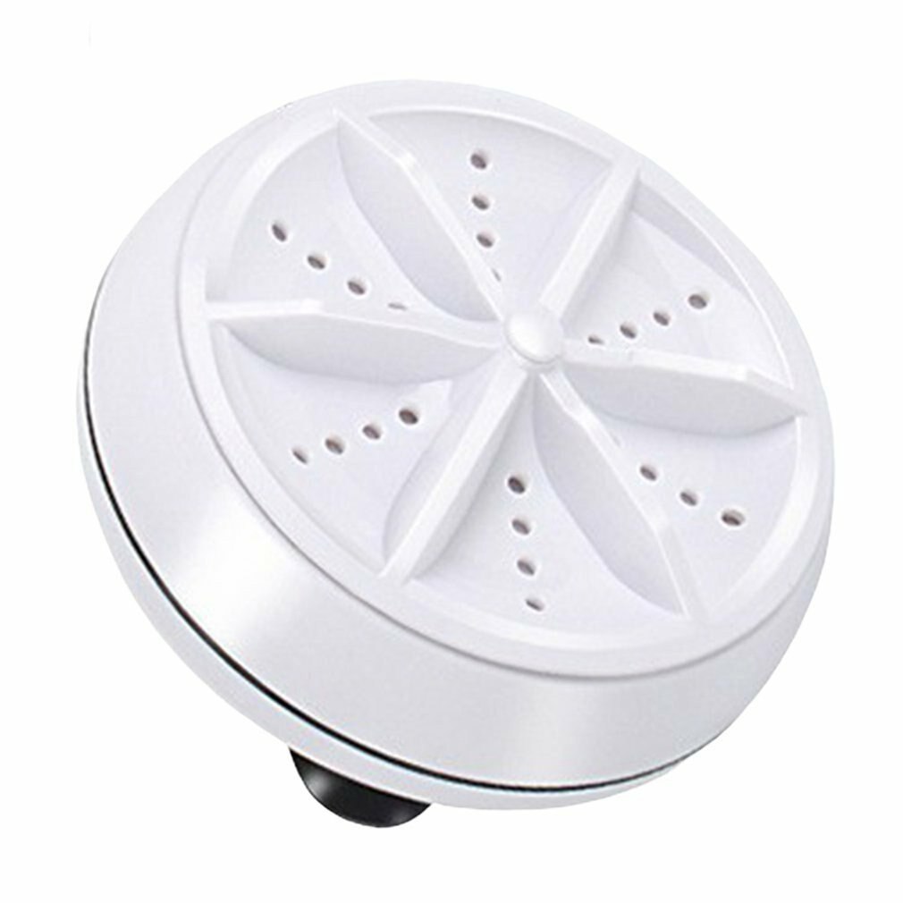 2 in 1 Ultrasonic Turbo Washing Machine Portable Travel Washer Air Bubble And Rotating Mini Ultrasonic Washing Machine: B