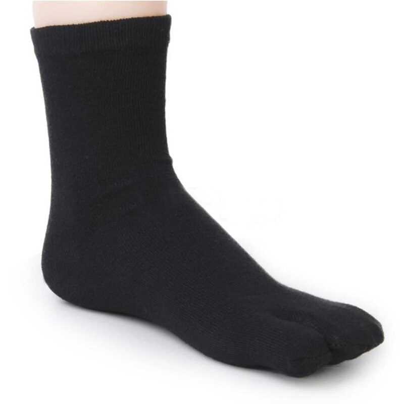 3 par/partia styl japońnarty Tabi skarpetki z palcami bawełna mężczyźni kobiety dezodorant z włókna bambusowego oddychające oddzielne kimono trzepnięcie FlopTwo palce