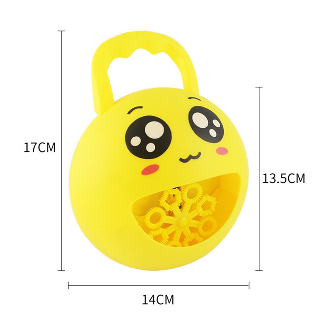 Cartoon Krab Automatische Bubble Maker Machine Blazen Zeep Voor Kinderen 60Ml Speelgoed Kinderen Zomer Speelgoed Outdoor Speelgoed voor Kids