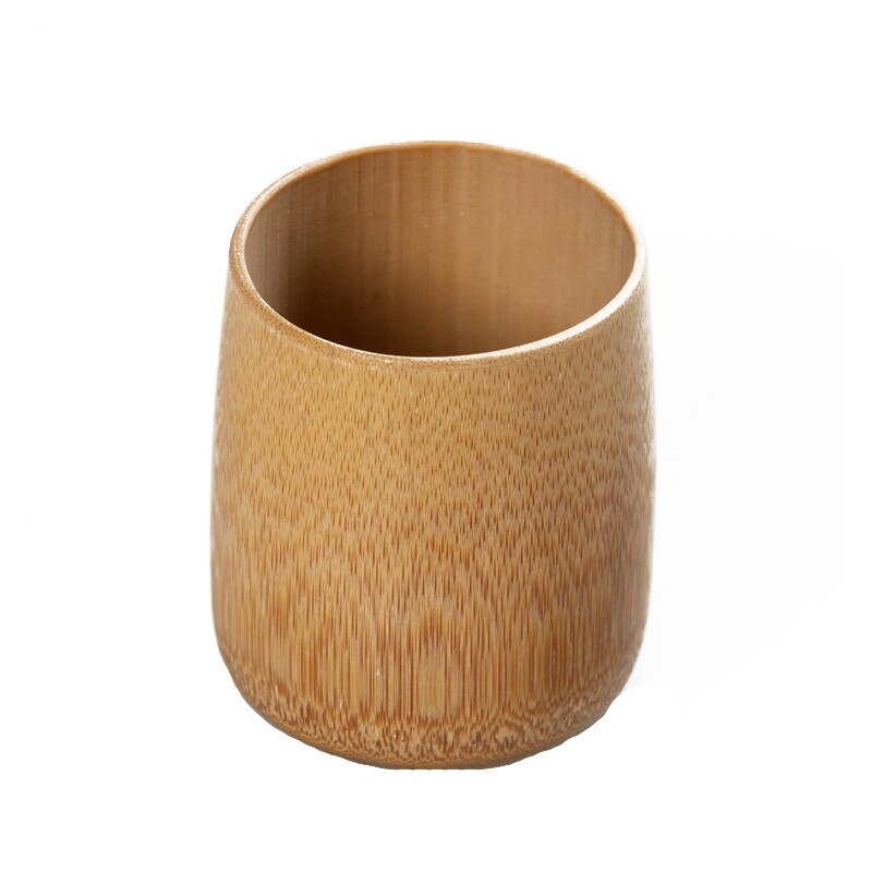 Natural Bamboo Tea Cups Beer Tumbler Office Coffee Wine Milk Cup Kitchen Vintage Chinese Wood Water Cup Insulated Small