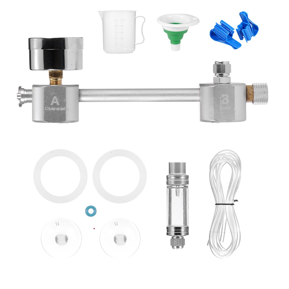 Aquarium Diy CO2 Generator Systeem Kit CO2 Generator Met Magneetventiel Bubble Counter &amp; Check Kooldioxide Voor Aquarium Planten: C style 2