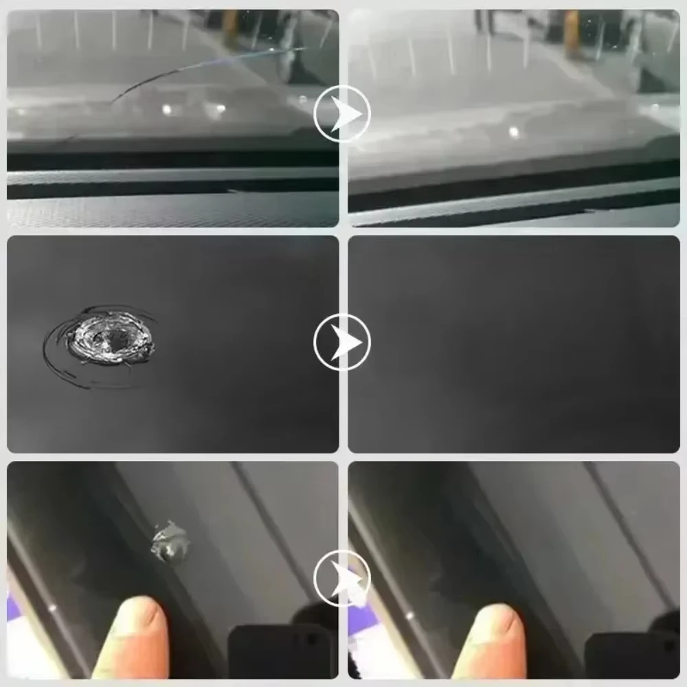 Autoglasreparatie Raamscheuren Gone Kit Verwijder krassen Auto Vrachtwagen Motorfietsen Gebroken reparatie Voorruit Crack Recovery Set