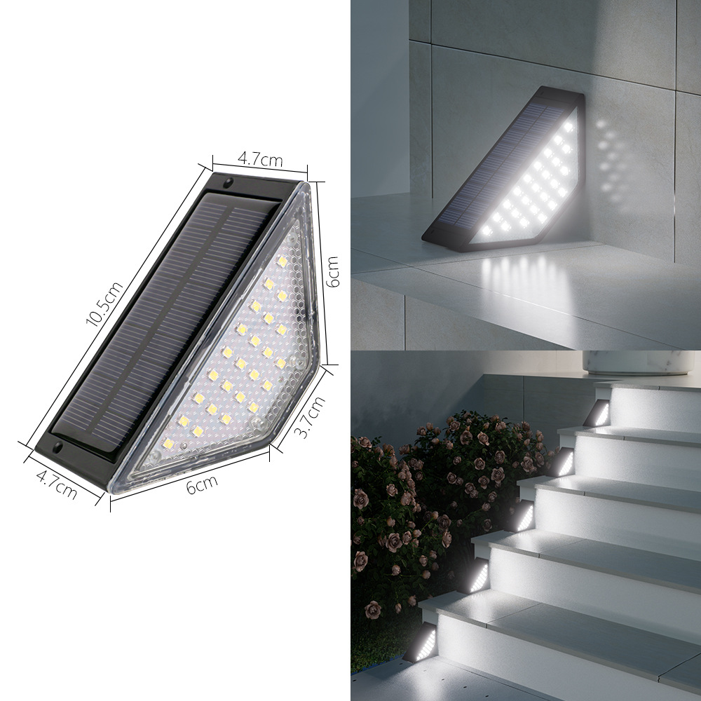 LED Solar Step Lamp Stair Light Outdoor Deck Light... – Grandado