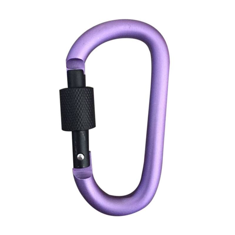 Aluminum Carabiner D-Ring Key Chain Clip Camping Keyring Snap Hook Outdoor Travel Kit: Z