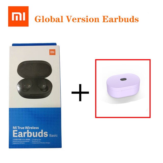 Xiaomi Redmi Airdots Earbuds basic Global Version 5.0 TWS Mi True Wireless Bluetooth Earphone AI Control Gaming sports Headset: Silver