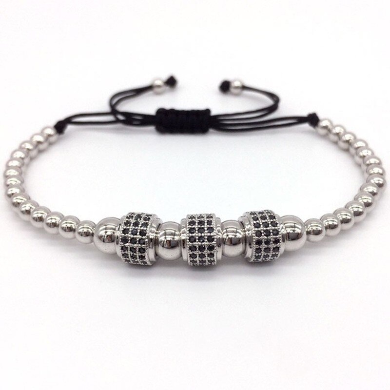 Klassieke Ronde Charm Armband Mannen Trendy 4Mm Handgemaakte Gevlochten Macrame Kralen Armband Voor Mannen Sieraden: 10