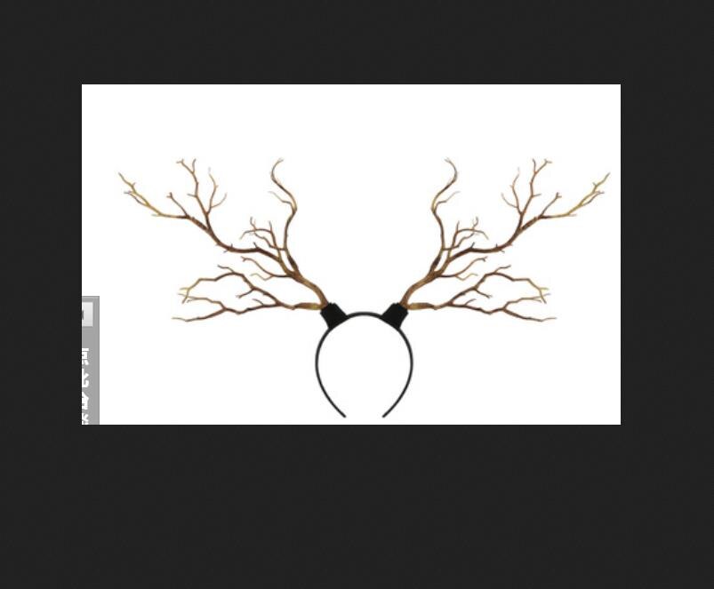 Coiffure en corne de cerf Vintage, Branches d&#39;arbre, bois, Costume fantaisie, fée fascinante, couvre-chef, Festival, accessoire pour cheveux: COFFEE