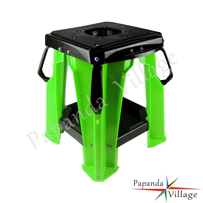 Universal Moto Stand Motocross Dirt Bike Stand Plastic Off Road Werk Stand Voor Honda Yamaha Kawasaki Suzuki Mx Enduro Ridge: green