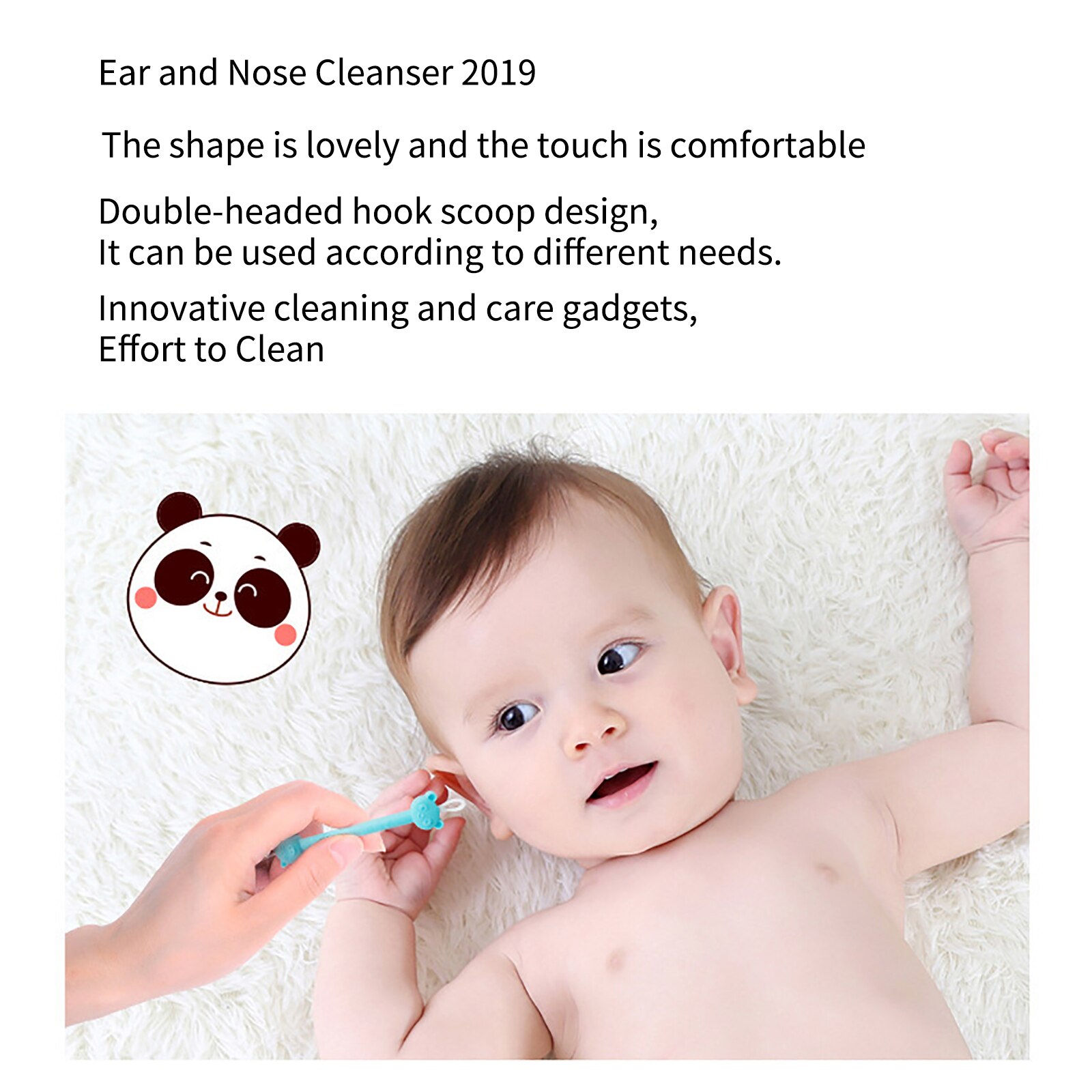 Double Head Ear and Nose Cleaning Stick Multifunctional Cleaning Stick for Children