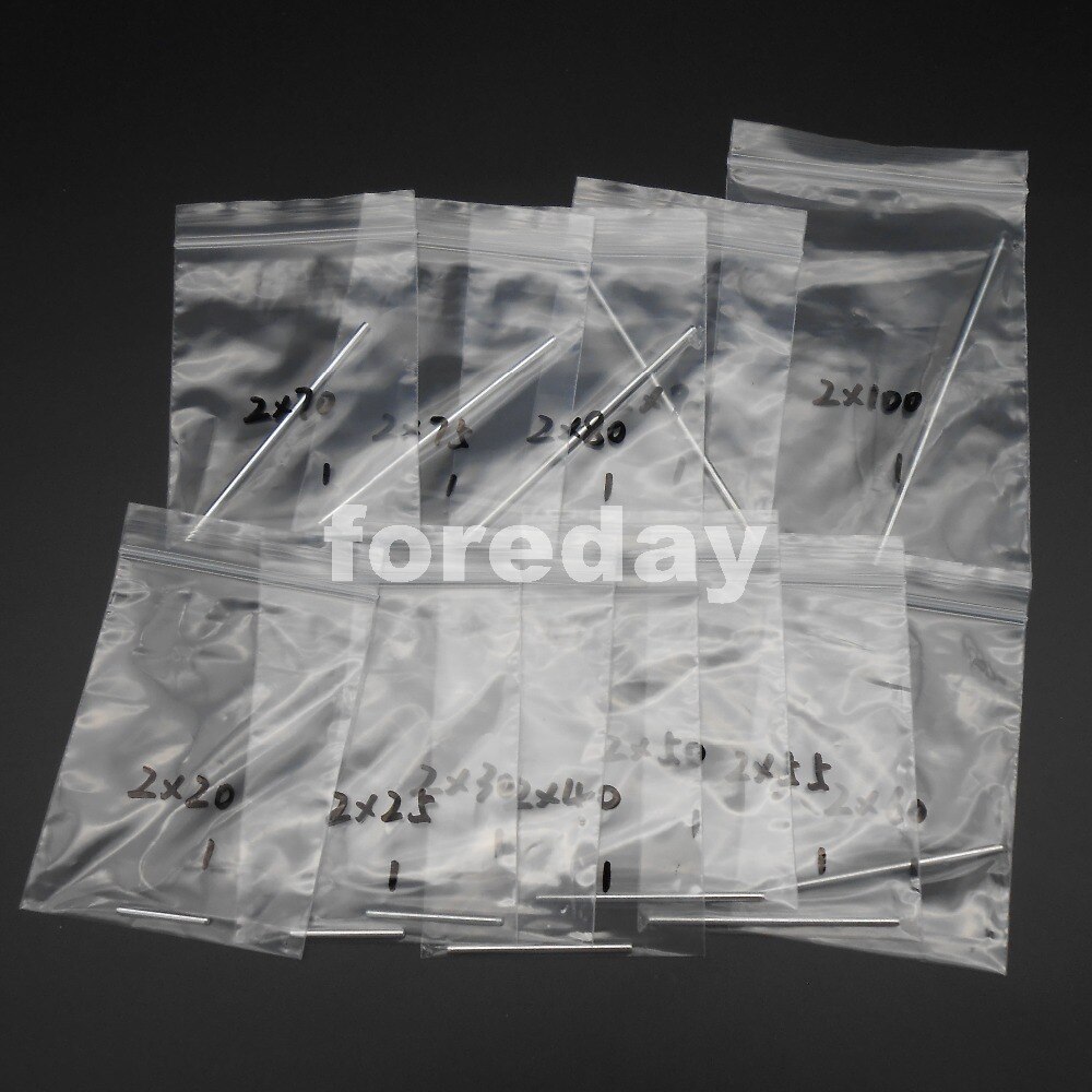 50PCS X 2MM 20MM -100mm M2 Iron Shaft Toy Car Gear Wheel Axle for DIY Accessories gear motor shaft 50MM 50PCS/LOT *FD600-611