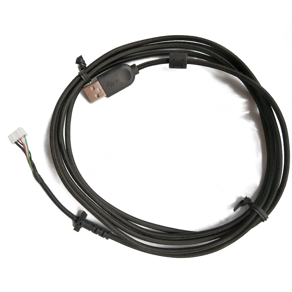 1PC Durable Nylon Braided Line USB Mouse Cable Soft Replacement Wire For logitech G403 Mouse: Default Title
