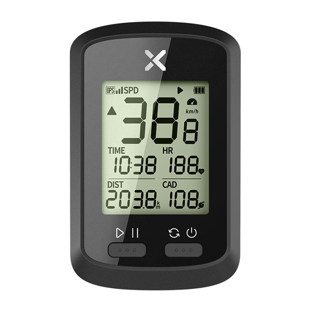 Smart GPS Cycling Computer Wireless Bike Computer Digital Speedometer IPX7 Accurate Bike Computer with Protective Cover