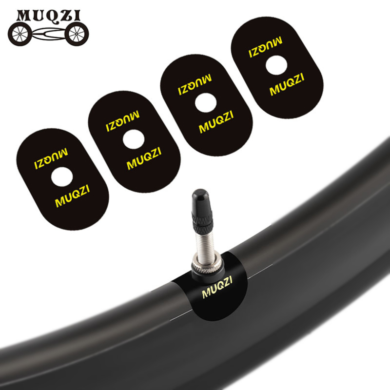 2/5/10pairs Fiets Ventiel Velg Sticker Presta Schrader Ventiel Sticker Weg Mountainbike Band Air Nozzle beschermende Lijm