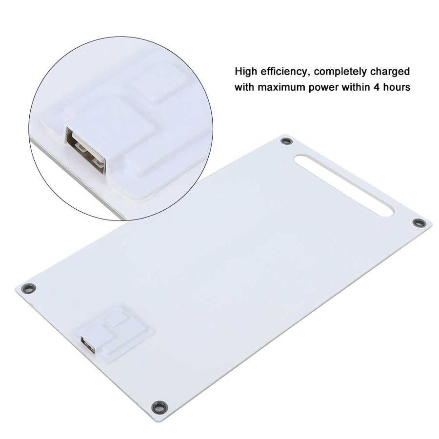 Ultra-Thin Solar Panel Charging Board Portable Mobile Phone Battery Charger for Outdoor Solar System