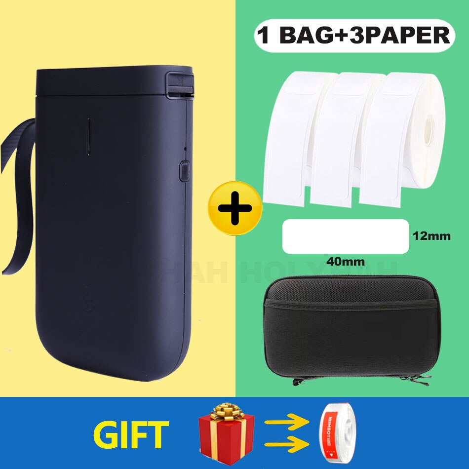 Niimbot D11 Mini Portable Thermal Label Printer Pocket Tape Sticker Label Maker For Mobile Android iOS Phone