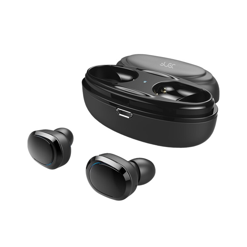 Caridite tws popular sem fio bluetooth fone de ouvido ture bussiness estéreo graves profundos fone de ouvido mini adorável presente esporte fones para homem: Caridite T2 - B