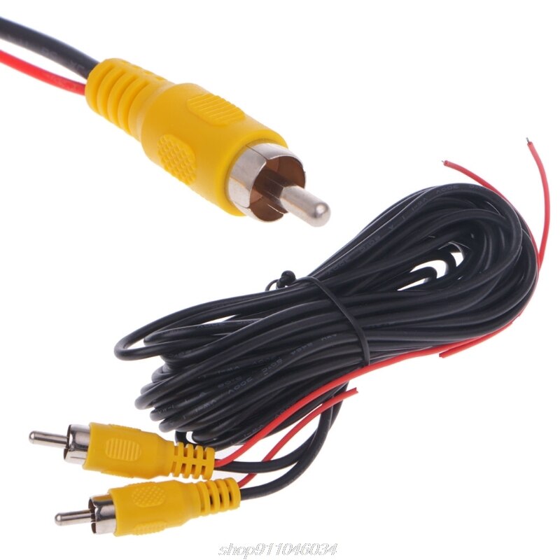 RCA Male To Male AUX Video AV Cable For Car Rear Camera DVD Player TV Box N16 20