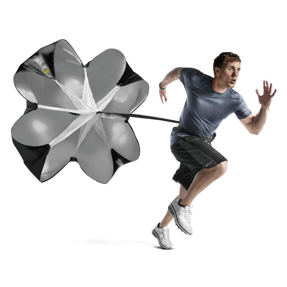 1PC Resistance Exercise Speed Training Parachute Running Chute Soccer Power Training Aids Resistance Training Umbrella Equipment