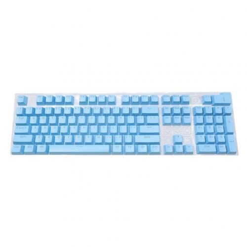 Mechanical Keyboard Keycaps 104Pcs/Set Universal Ergonomic Backlit Key Cap Keycaps for Mechanical Keyboard Accessories: Blue