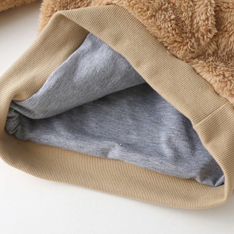 Baby Winter Kleidung Kinder Winter Kleidung fest niedlich Karikatur Bär Hoodies lang Ärmel Baby Junge Winter Mantel warm Kinder Jacke 1-6Y