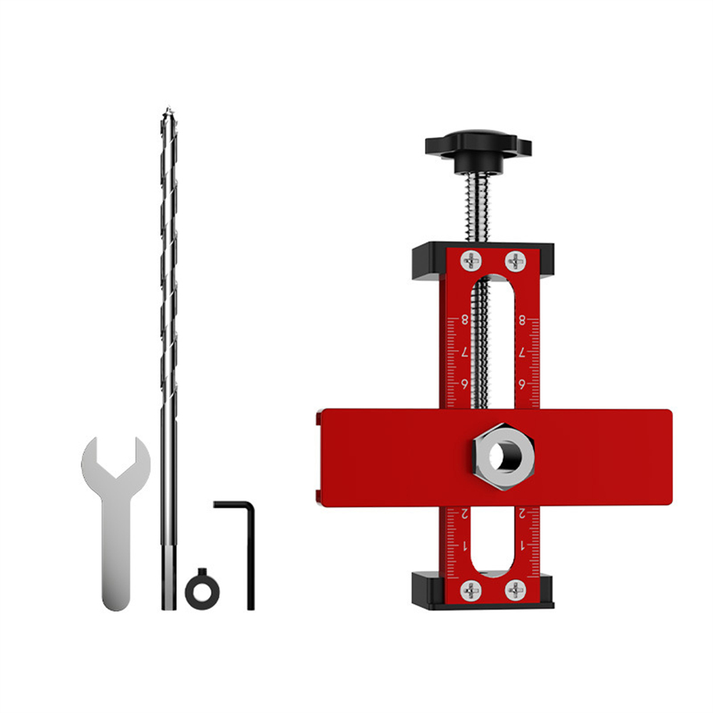 Houtbewerking Kastdeur Installatie Jig, Kast Kastdeur Snelle Positionering Tool, Aluminium Verstelbare Klembereik 0-75mm: Groene, paars