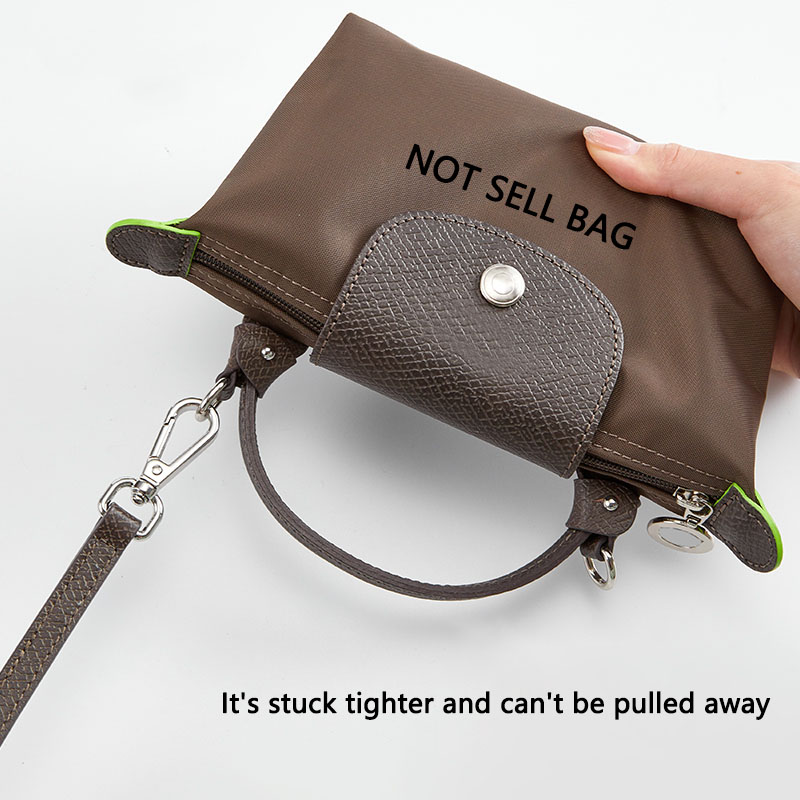 Leather Replacement Crossbody Bag Strap Fit for Longchamp mini shoulder strap without punching modification