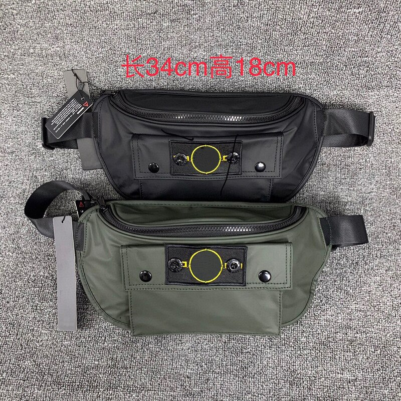 Italiaanse Kompas Badge Patched Mannen Unisex Chestbag Waistbag Zakken Hiphop Functionele Stijl Mannen Waistbag Schoudertassen