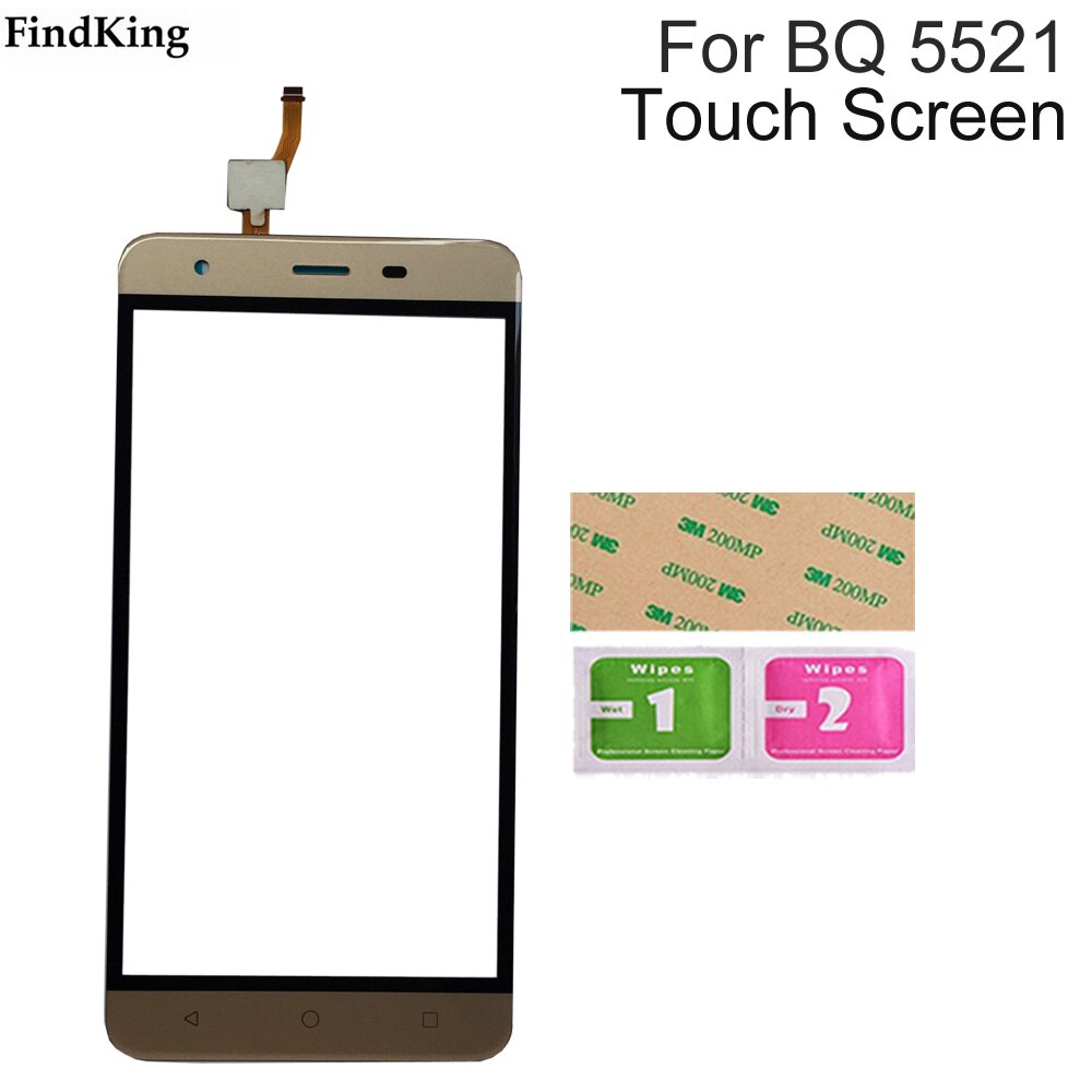 Touch Screen Digitizer for BQ-5521 Strike Power - 5.3" Display - Tested - Replacement Part: Gold No Tools
