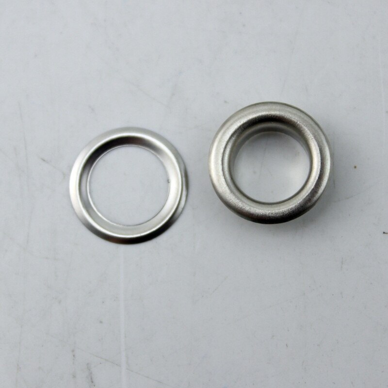 400Set 4Mm * 8Mm * 4.4Mm Antiek Zilver Metaal Koper Oogjes Knoppen Kleding Accessoire Handtas Bevindingen: Silver