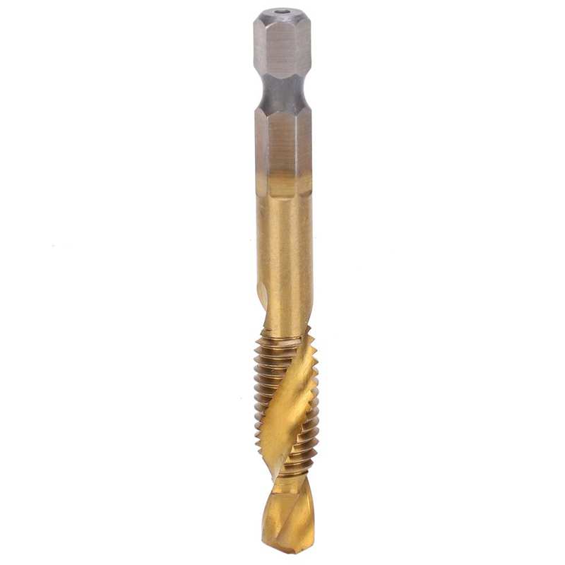 Screw Tap Thread Tap M8 HSS Screw Tap Kit High Speed Steel 6.8mm Drill Bits Hex Shank Tapping Tools Tap Drill Bits Kit