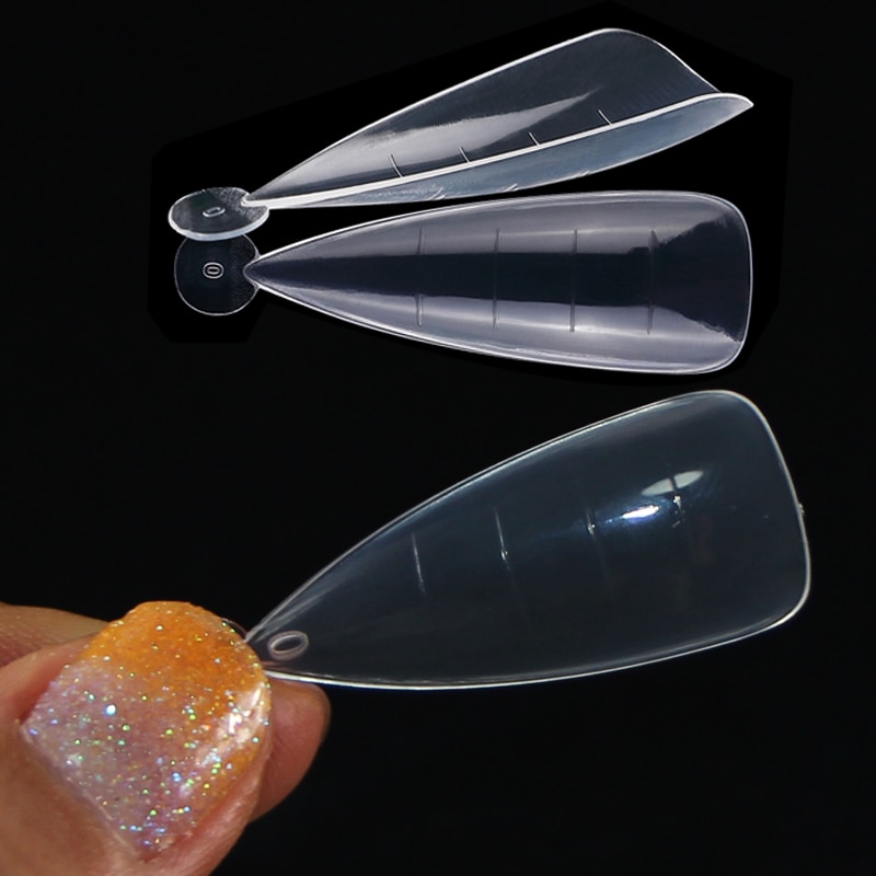 60 stücke Oberen Formen Nagel System Volle Abdeckung Schnell Gebäude Gel bilden 5 Clip Für Nagel Verlängerung Werkzeug Dual bilden nagel Verlängerung Formen
