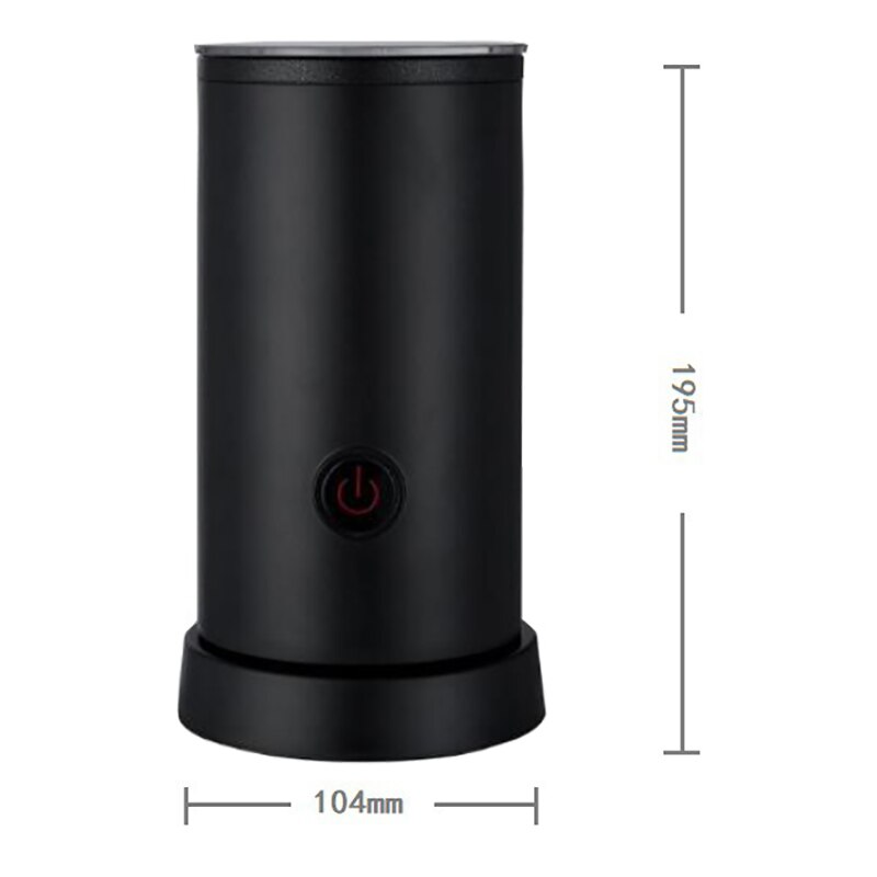Mousseur à lait automatique, machine à mousse automatique de grande capacité pour mousse de lait et froid, frotte à café en acier inoxydable