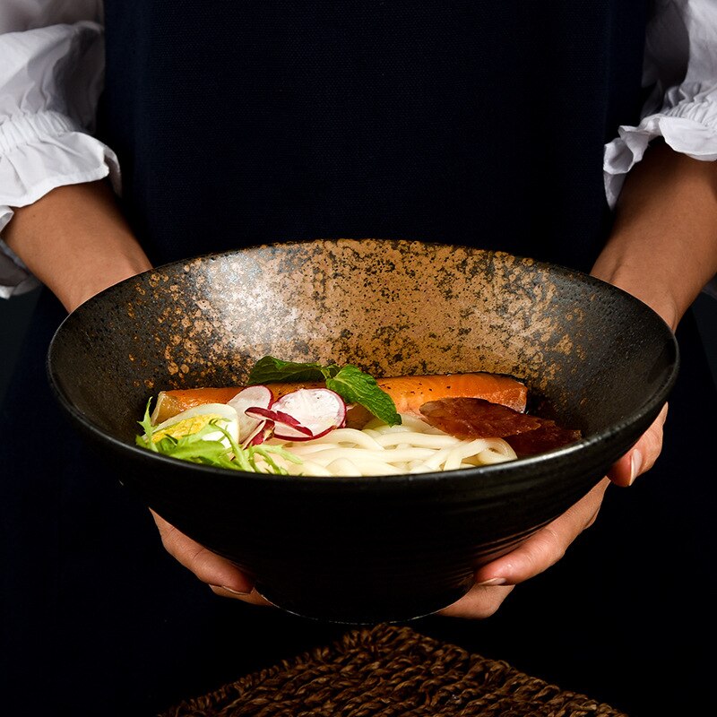Japanse Ramen Kom Grote Maat Instant Noodles Kom Keuken Servies Keramische Eetkamer Noedels Soep Kommen