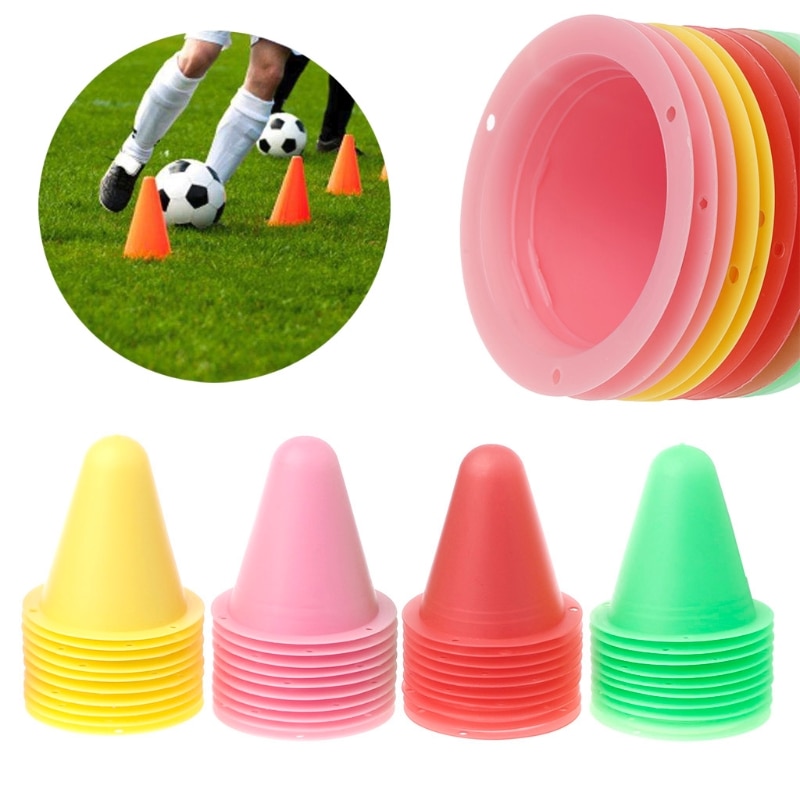 10 Pz/set da Skate Marker Coni Rullo di Calcio di Calcio di Formazione Attrezzature di Marcatura Tazza