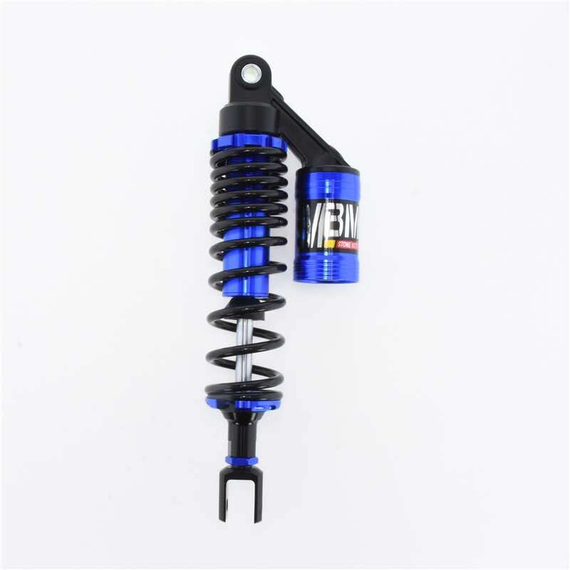 Horquilla trasera de nitrógeno modificada para motocicleta, absorción de impacto modificada, adecuada para absorción de impacto modificada con botella: Azul