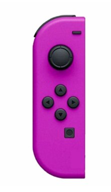 JoyCon izquierdo y derecho Original para consola Nintendo Switch, mando azul, mando rojo, accesorios de interruptor de segunda mano: Púrpura